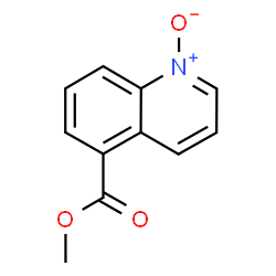 1-oxy-quinoline-5-carboxylic acid methyl ester Structure
