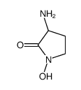 (+/-)-3-amino-1-hydroxy-2-pyrrolidone Structure