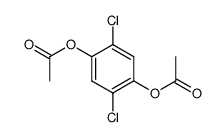 2,5-dichlorohydroquinone diacetate Structure