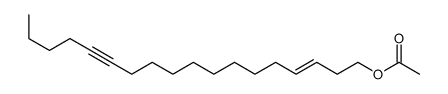 (E)-3-Octadecen-13-yn-1-ol acetate structure