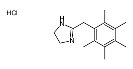 2-[(2,3,4,5,6-pentamethylphenyl)methyl]-4,5-dihydro-1H-imidazole,hydrochloride结构式