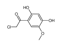 Acetophenone, 2-chloro-2,4-dihydroxy-5-methoxy- (7CI,8CI) structure