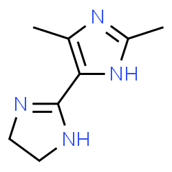 2,4-Bi-1H-imidazole,4,5-dihydro-2,5-dimethyl- (9CI)结构式