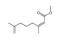 methyl (2Z)-3,7-dimethyl-2,7-octadienoate Structure