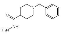 1-BENZYL-PIPERIDINE-4-CARBOXYLIC ACID HYDRAZIDE Structure