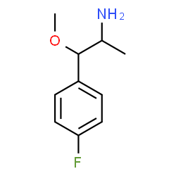 4-Fluoro-β-methoxy-α-methylbenzeneethanamine Structure
