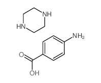 4-aminobenzoic acid,piperazine Structure