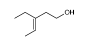 (E)-3-ethyl-3-penten-1-ol Structure