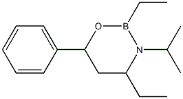 2,4-Diethyltetrahydro-3-(1-methylethyl)-6-phenyl-2H-1,3,2-oxazaborine picture