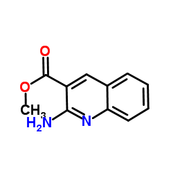 Methyl 2-aminoquinoline-3-carboxylate structure