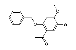 1-(2-(Benzyloxy)-5-bromo-4-methoxyphenyl)ethanone Structure