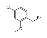 1-(Bromomethyl)-4-chloro-2-methoxybenzene结构式