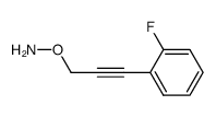 Hydroxylamine, O-[3-(2-fluorophenyl)-2-propynyl]- (9CI)结构式