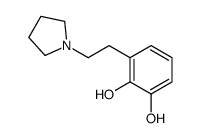1,2-Benzenediol, 3-[2-(1-pyrrolidinyl)ethyl]- (9CI) structure