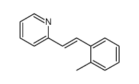 2-[(E)-2-(2-methylphenyl)ethenyl]pyridine Structure