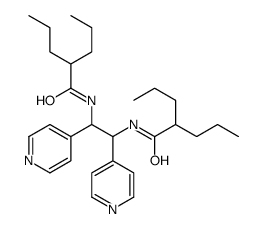 1,2-Bis(dipropylacetamido)-1,2-di-4-pyridylethane结构式