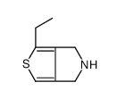 4H-Thieno[3,4-c]pyrrole,1-ethyl-5,6-dihydro-(9CI) structure