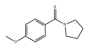Methanethione, (4-methoxyphenyl)-1-pyrrolidinyl- picture