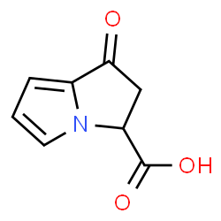 1H-Pyrrolizine-3-carboxylicacid,2,3-dihydro-1-oxo-,(S)-(9CI) structure