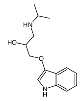 1-(1H-indol-3-yloxy)-3-(propan-2-ylamino)propan-2-ol Structure