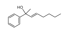 2-phenyl-3-octene-2-ol Structure