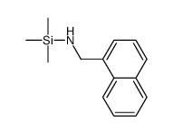 1-naphthalen-1-yl-N-trimethylsilylmethanamine Structure