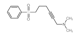 2-Hexyn-1-amine,N,N-dimethyl-6-(phenylsulfonyl)- Structure