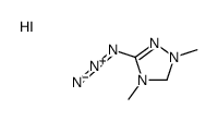 3-azido-1,4-dimethyl-1,5-dihydro-1,2,4-triazol-1-ium,iodide Structure