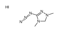 3-azido-1,4-dimethyl-1,5-dihydro-1,2,4-triazol-1-ium,iodide结构式