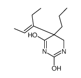 5-pent-2-en-3-yl-5-propyl-1,3-diazinane-2,4-dione Structure