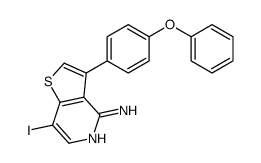 7-iodo-3-(4-phenoxyphenyl)thieno[3,2-c]pyridin-4-amine Structure