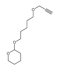2-(5-prop-2-ynoxypentoxy)oxane Structure