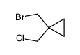 1-chloromethyl-1-bromomethylcyclopropane结构式