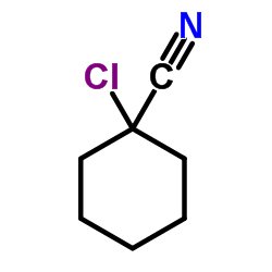 1-Chlorocyclohexanecarbonitrile Structure