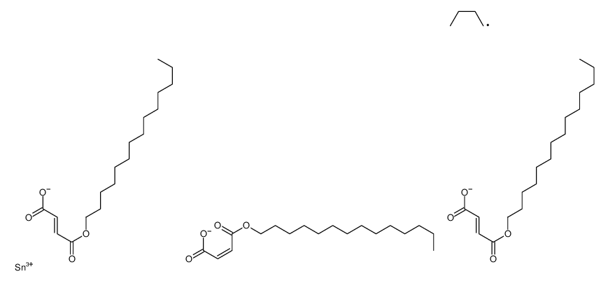 tetradecyl (Z,Z,Z)-6-butyl-6-[[1,4-dioxo-4-(tetradecyloxy)but-2-enyl]oxy]-4,8,11-trioxo-5,7,12-trioxa-6-stannahexacosa-2,9-dienoate picture