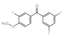4-METHOXY-3,3',5'-TRIFLUOROBENZOPHENONE结构式