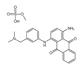 1-amino-4-[[3-[(dimethylamino)methyl]phenyl]amino]anthraquinone, compound with methyl hydrogen sulphate (1:1) picture