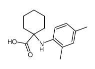 1-(2,4-dimethyl-anilino)-cyclohexanecarboxylic acid Structure