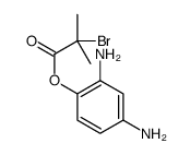 (2,4-diaminophenyl) 2-bromo-2-methylpropanoate Structure