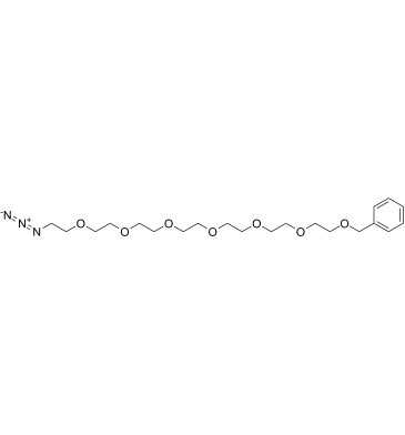 Benzyl-PEG7-azide Structure