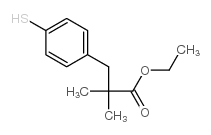 2,2-二甲基-3-(4-疏基苯基)丙酸乙酯结构式