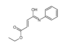 ethyl 4-anilino-4-oxobut-2-enoate结构式