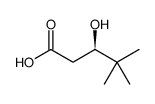 Pentanoic acid, 3-hydroxy-4,4-dimethyl-, (3R) Structure