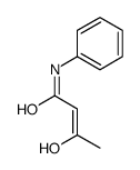 3-hydroxy-N-phenylbut-2-enamide结构式
