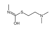 S-[2-(dimethylamino)ethyl] N-methylcarbamothioate Structure