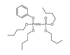 dibutoxy-dibutoxyphosphorylimino-phenoxy-λ5-phosphane结构式