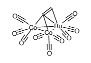 (μ3-C=CH2)Co2Ru(CO)9结构式