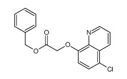 benzyl 2-(5-chloroquinolin-8-yl)oxyacetate结构式