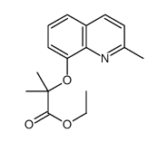 ethyl 2-methyl-2-(2-methylquinolin-8-yl)oxypropanoate结构式