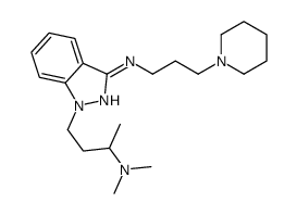 1-[3-(dimethylamino)butyl]-N-(3-piperidin-1-ylpropyl)indazol-3-amine Structure